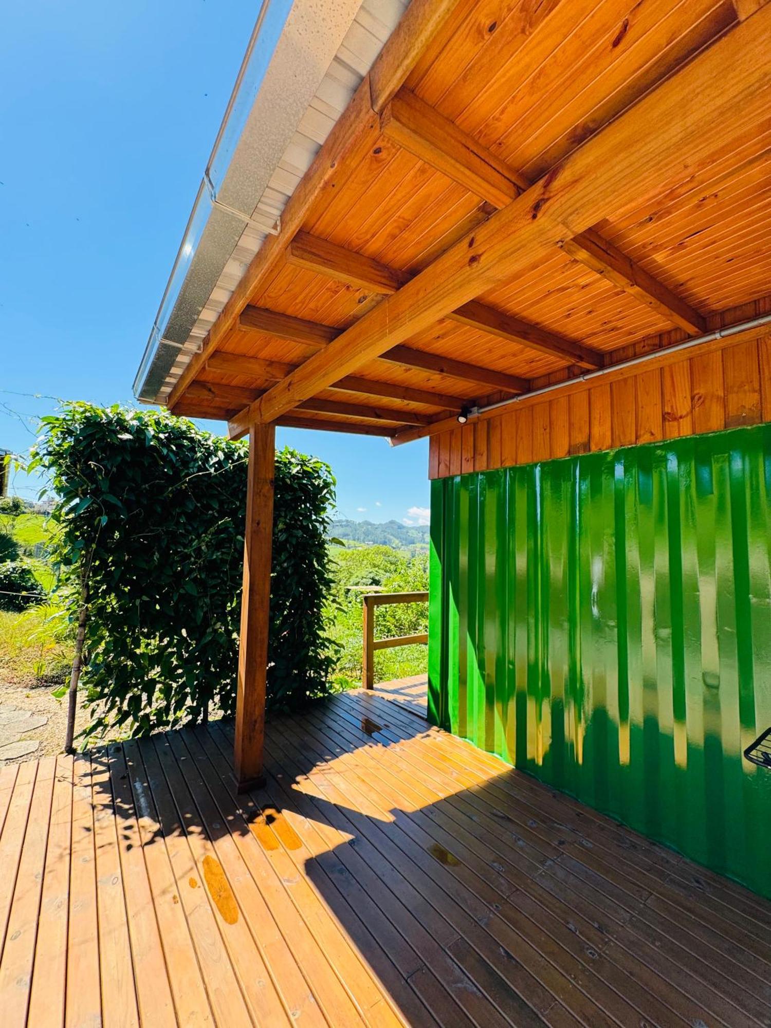 Casa Container - Pousada Container Da Montanha Verde Banheira Rio Fortuna Bagian luar foto